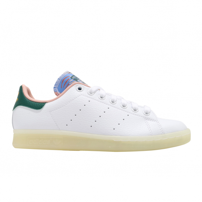 Adidas Stan Smith White Green Red Blue Multi Set of Tongues & Laces Shoes  FZ1952