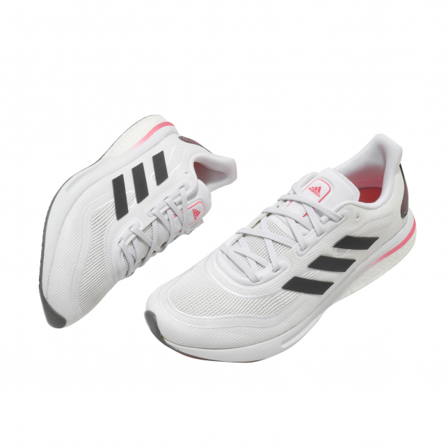 adidas WMNs Supernova Cloud White Grey Five Signal Pink - Jul 2020 - FV6020