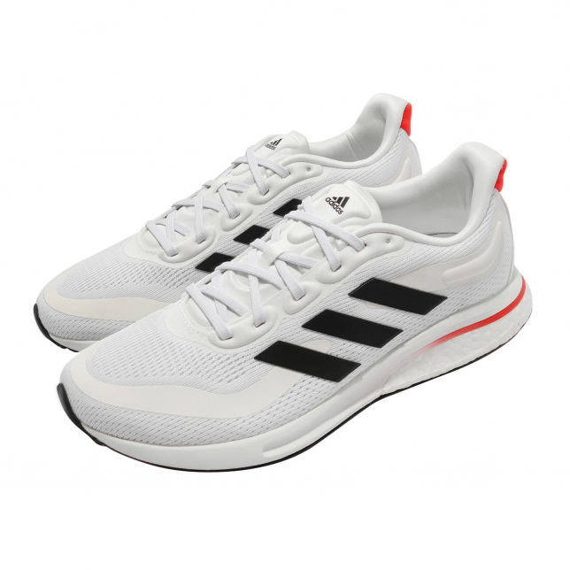 adidas WMNS Supernova Footwear White Solar Red