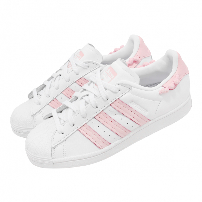 adidas superstar clear pink