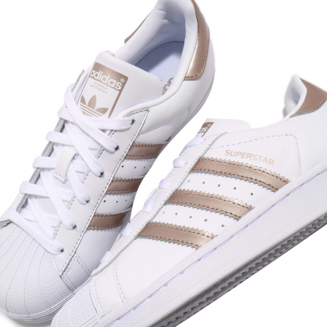 adidas WMNS Superstar Footwear White Gold