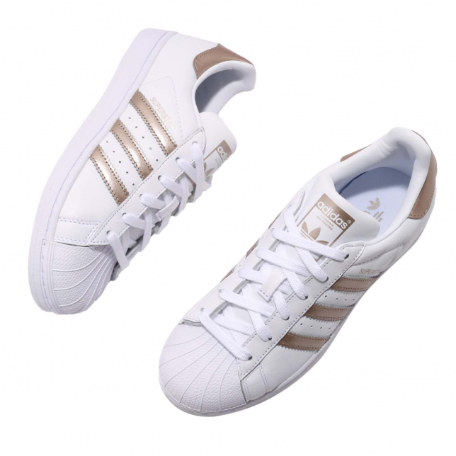 adidas WMNS Superstar Footwear White Gold