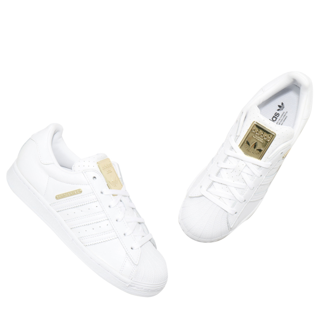 adidas WMNS Superstar Footwear White Gold Metallic