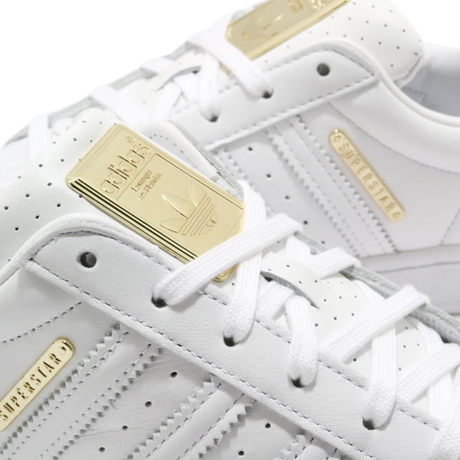 adidas WMNS Superstar Footwear White Gold Metallic