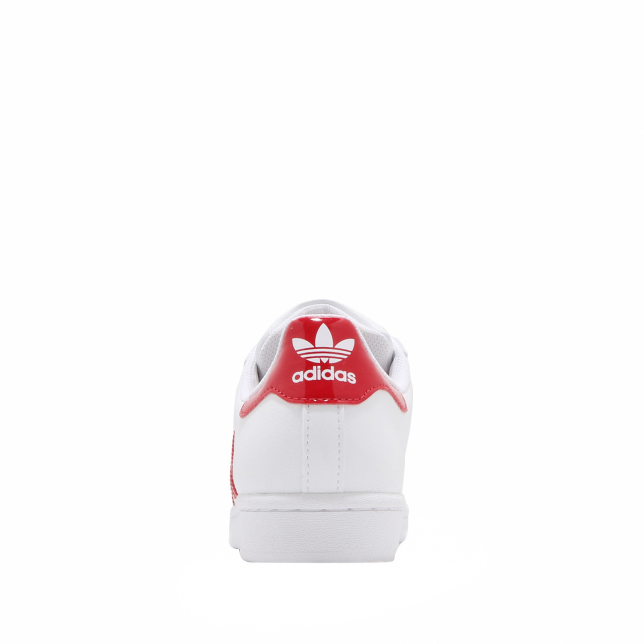 adidas WMNS Superstar Footwear White Scarlet