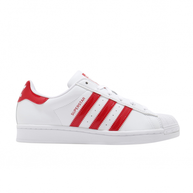 adidas WMNS Superstar Footwear White Scarlet