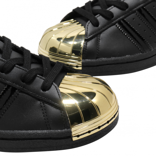 WMNS) adidas Superstar Metal Toe 'Black Gold Metallic' FV3305 - KICKS CREW