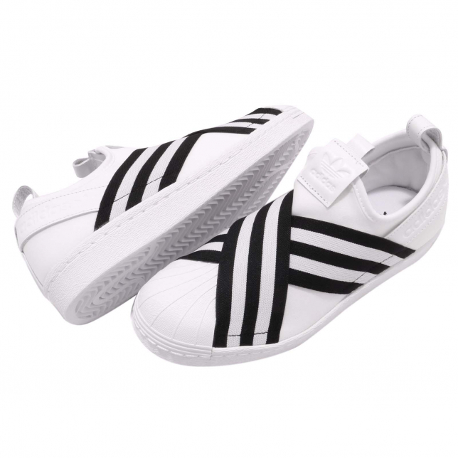 adidas WMNS Superstar Slipon Footwear White Core Black AC8581 ...