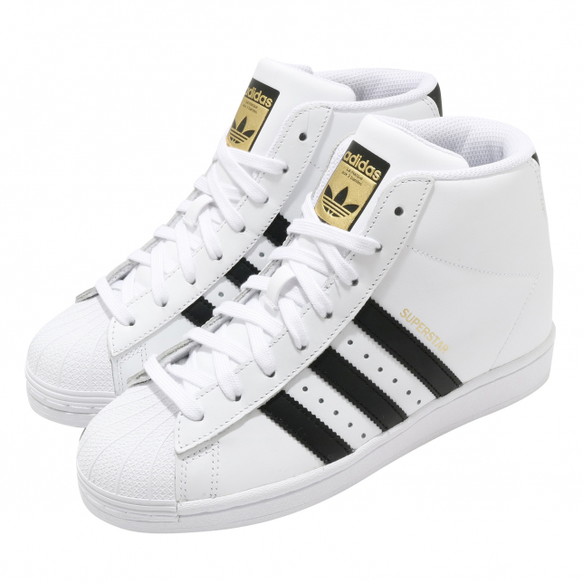 adidas WMNS Superstar Up Footwear White Core Black Gold Metallic FW0118