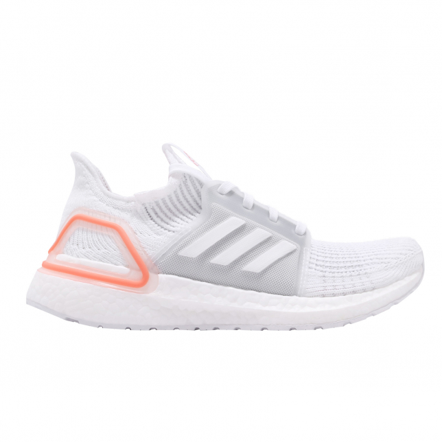 adidas WMNS Ultra Boost 2019 Footwear White Grey One Semi Coral