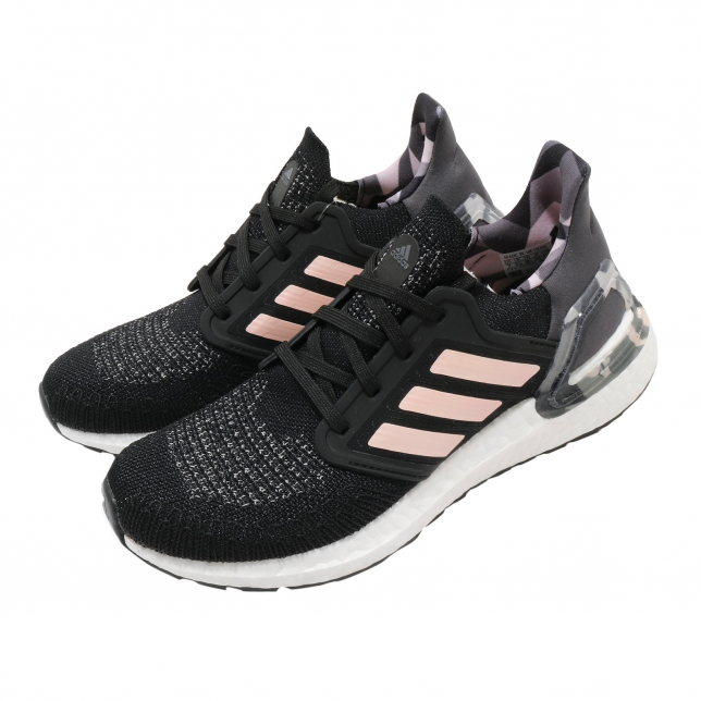ultra boost black and pink