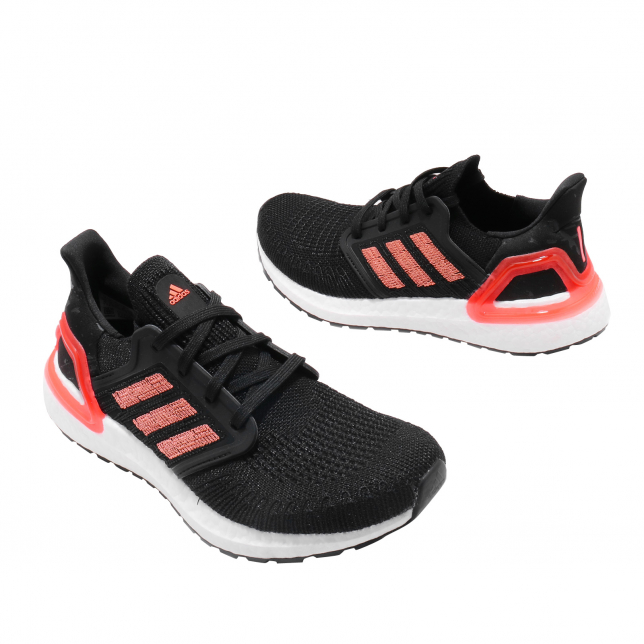 adidas WMNS Ultra Boost 2020 Core Black Signal Coral