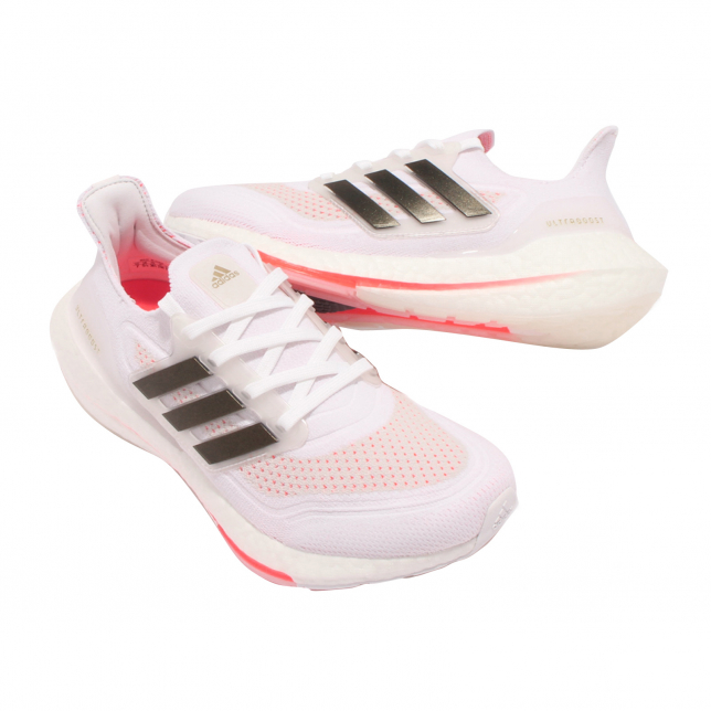 adidas WMNS Ultra Boost 2021 Cloud White Core Black Solar Red S23840