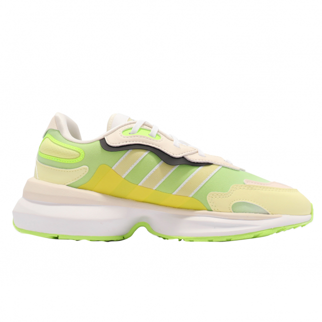 adidas WMNS Zentic Pulse Yellow Wonder White - Aug 2021 - GZ6983