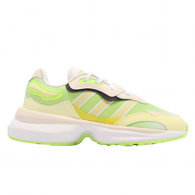 adidas WMNS Zentic Pulse Yellow Wonder White - Aug 2021 - GZ6983