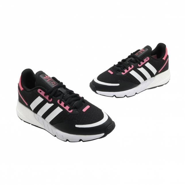 adidas WMNS ZX 1K Boost Core Black Hazy Rose