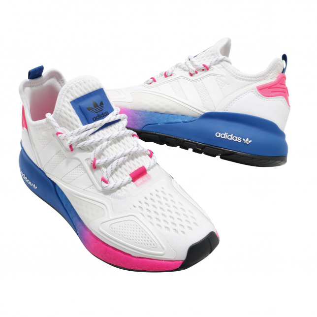 adidas WMNS ZX 2K Boost White Pink Blue (W) FY0605