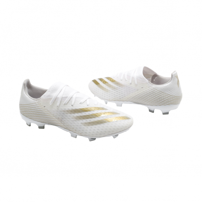 adidas X Ghosted.3 Firm Ground Cloud White Metallic Gold