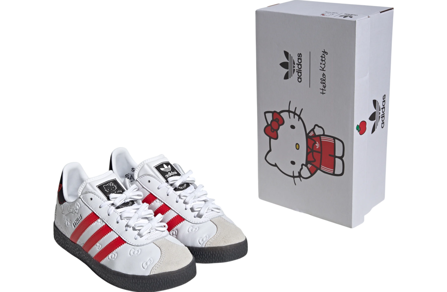 Adidas x Hello Kitty Gazelle GS Cloud White / Red