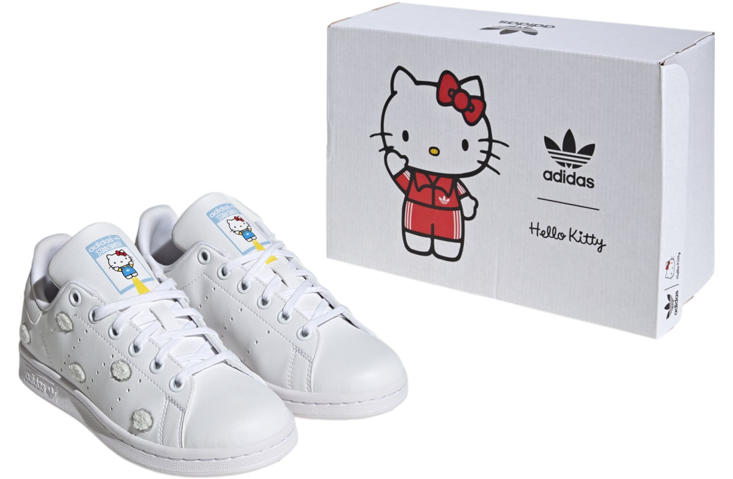 Adidas X Hello Kitty Stan Smith GS Cloud White / Grey One