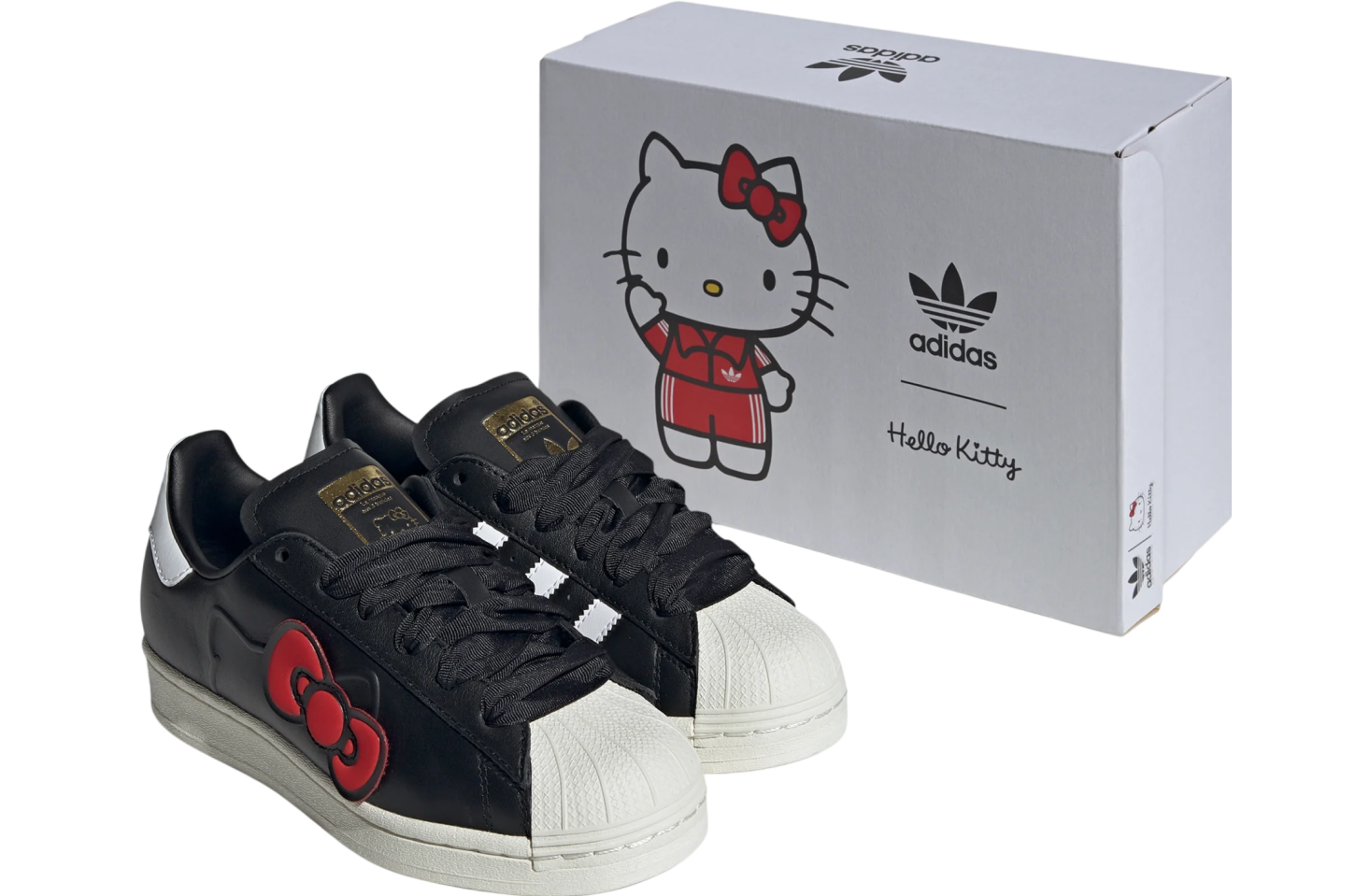 Adidas x Hello Kitty Superstar GS Core Black / Cloud White