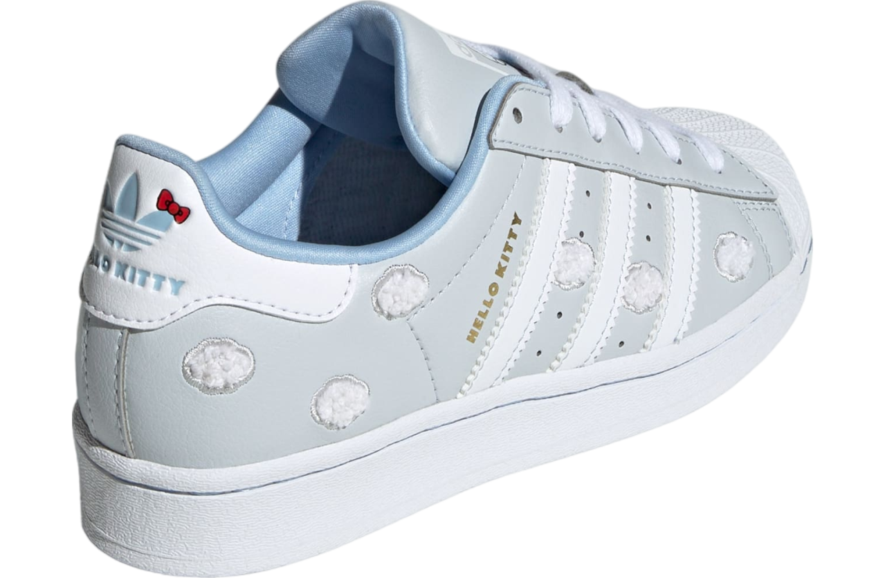 Adidas X Hello Kitty Superstar GS Halo Blue / Cloud White