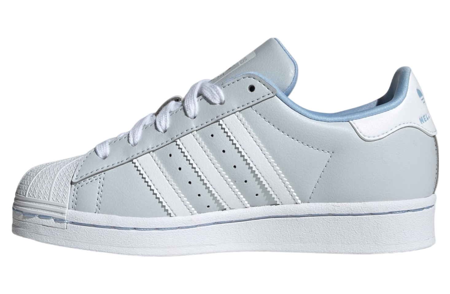 Adidas X Hello Kitty Superstar GS Halo Blue Cloud White