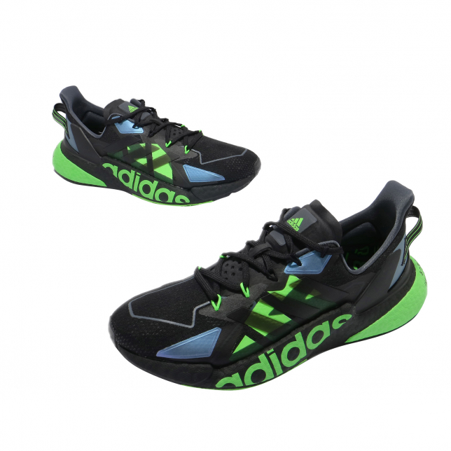 adidas X9000L4 Core Black Solar Green