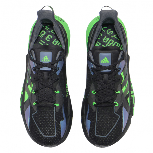 adidas X9000L4 Core Black Solar Green