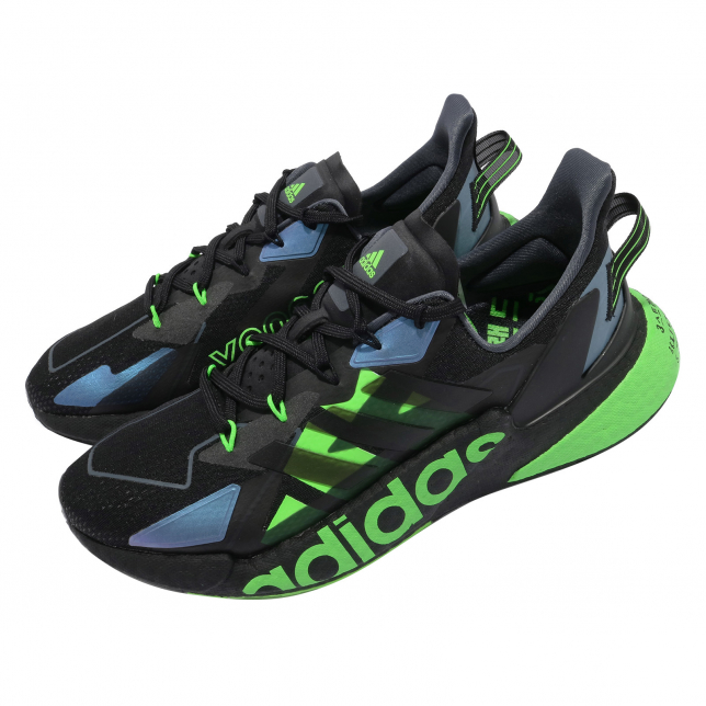 adidas X9000L4 Core Black Solar Green