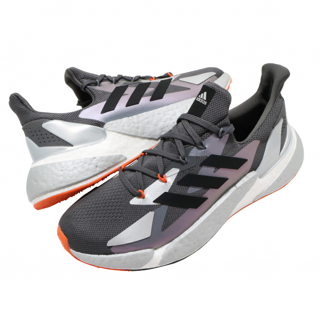 adidas X9000L4 Grey Six Core Black Orange