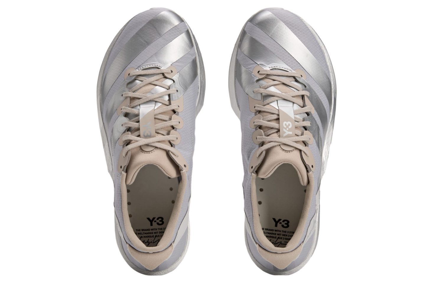 Adidas Y-3 Adios 9 Silver Metallic / Light Brown
