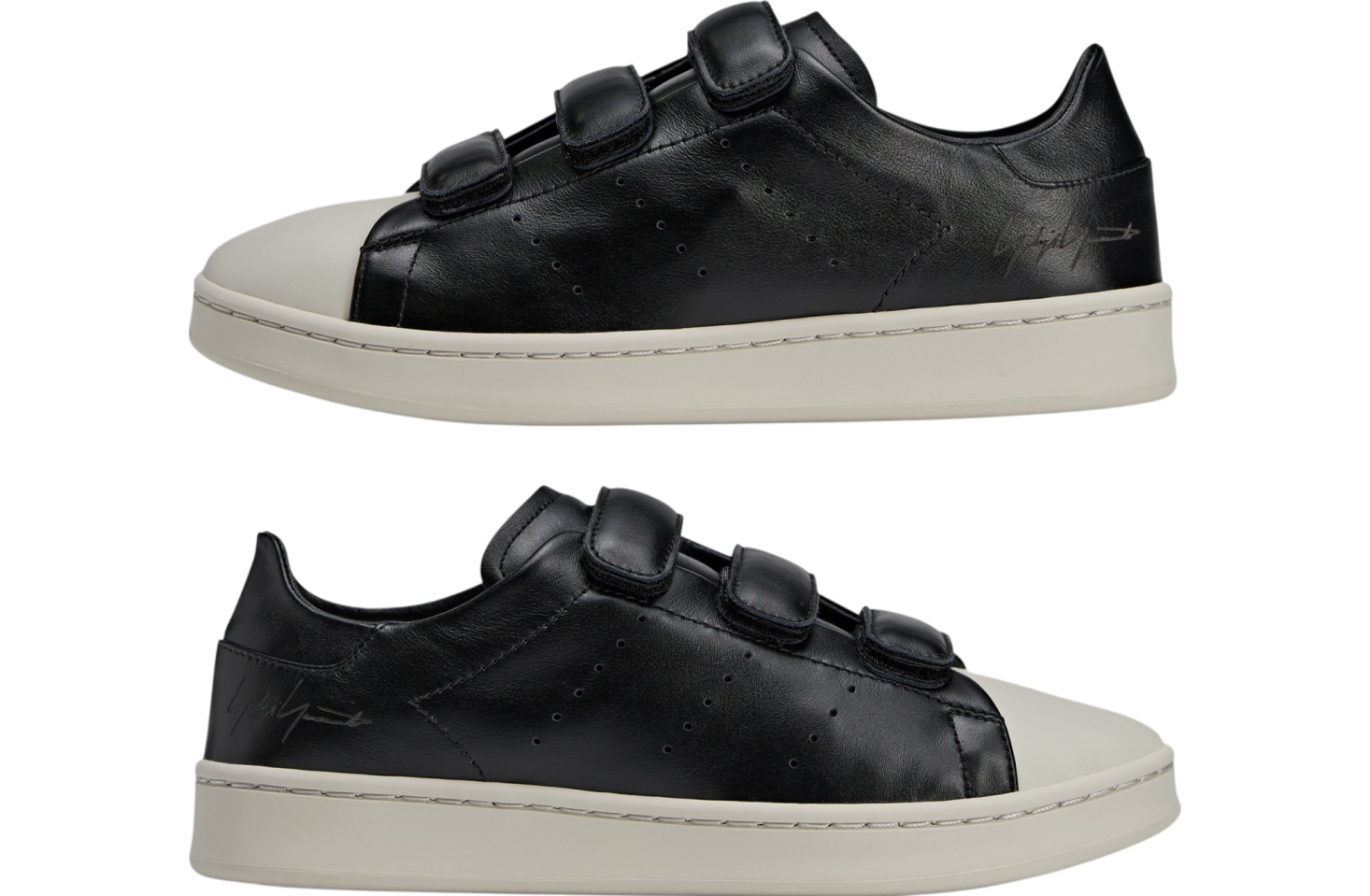 Adidas Y-3 Stan Smith Hook-And-Loop Black / Talc