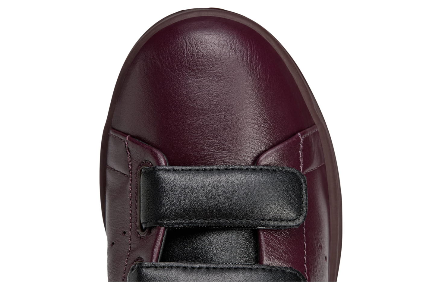 Adidas Y-3 Stan Smith Hook-and-loop Shadow Maroon / Black