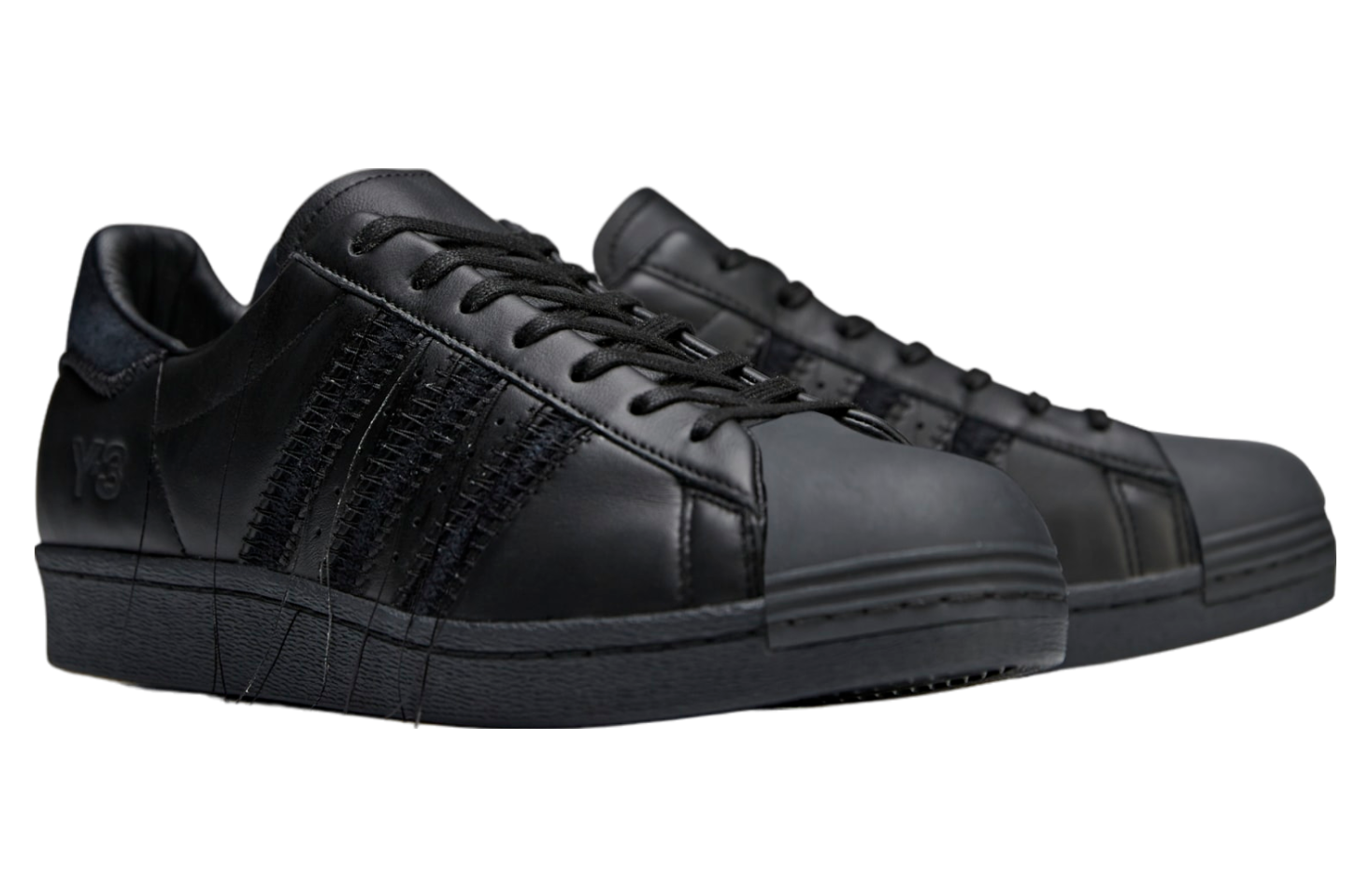 Adidas Y-3 Superstar WMNS Black (Sashiko stitching)