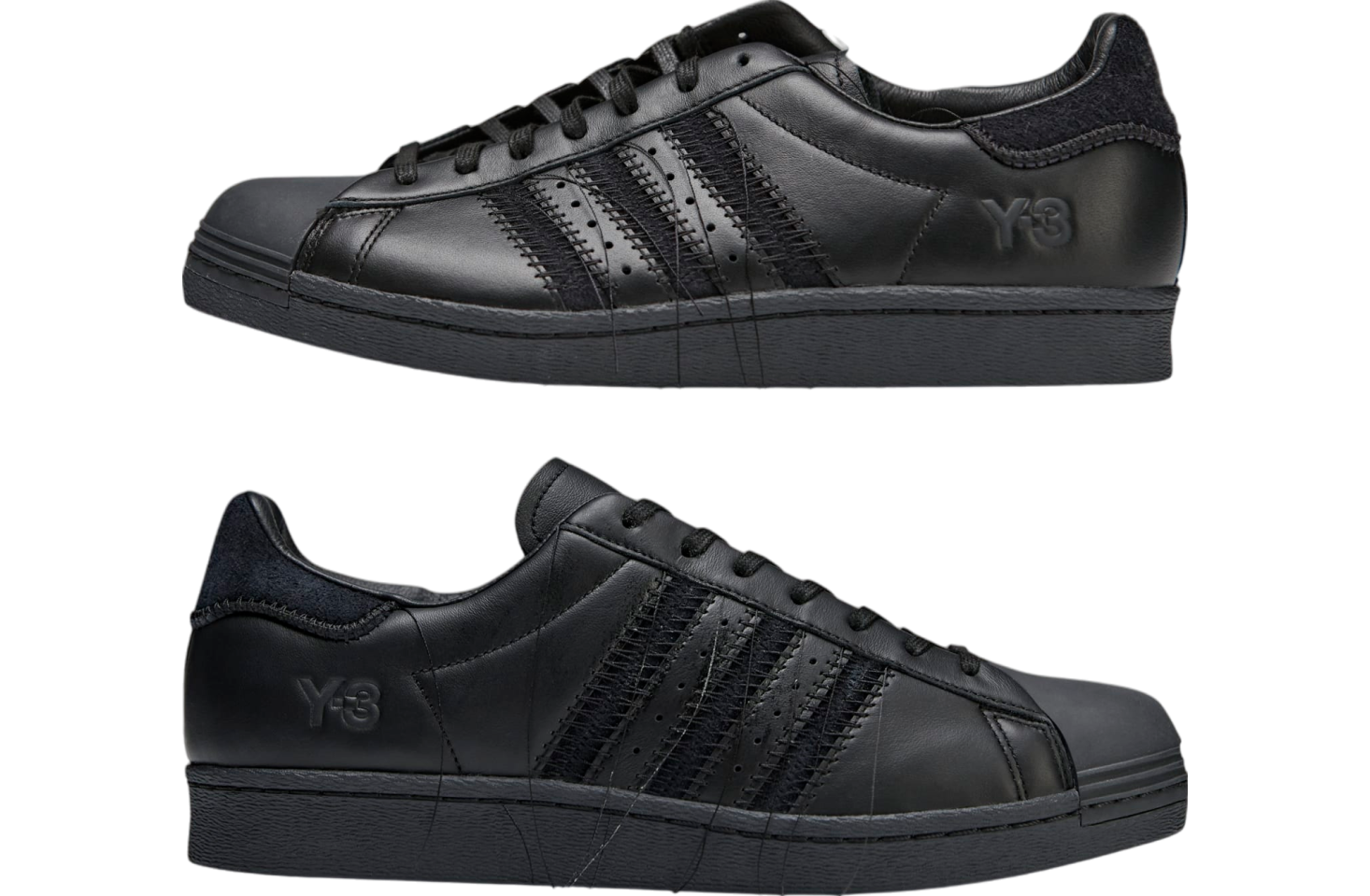 Adidas Y-3 Superstar WMNS Black (Sashiko stitching)