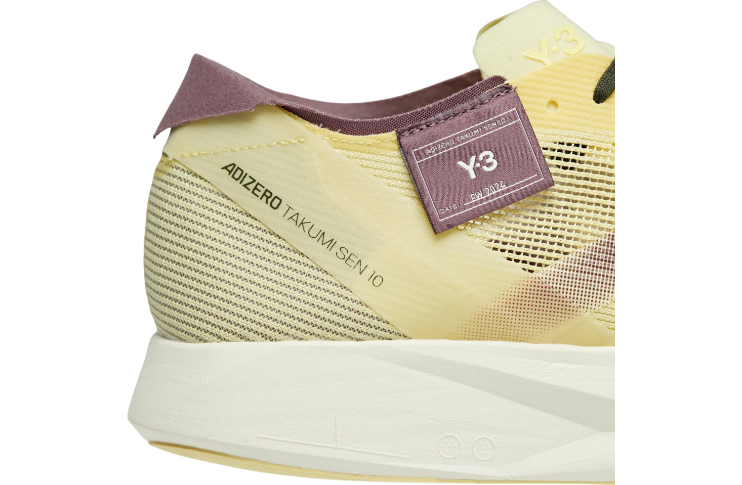 Adidas Y-3 Takumi Sen 10 WMNS Almost Yellow / Shadow Fig