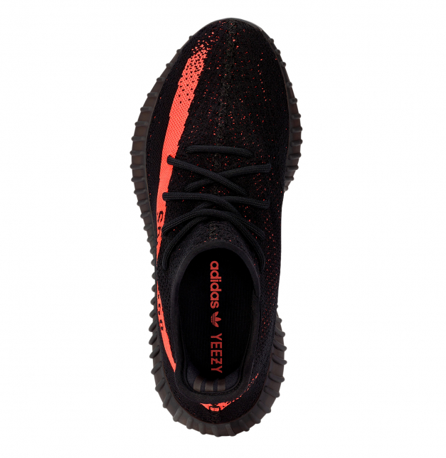 adidas yeezy boost 350 v2 black red size 9.5