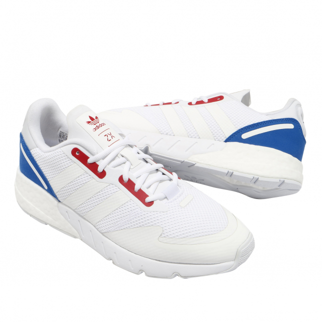 adidas ZX 1K Boost White Blue Red