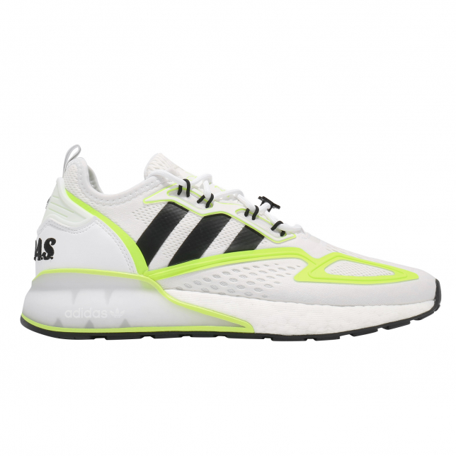 adidas ZX 2K Boost Footwear White Solar Yellow