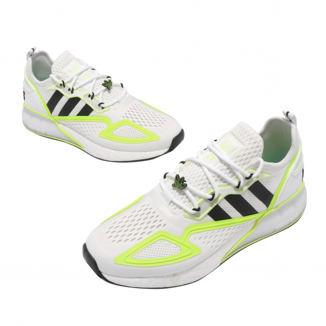 adidas ZX 2K Boost Footwear White Solar Yellow