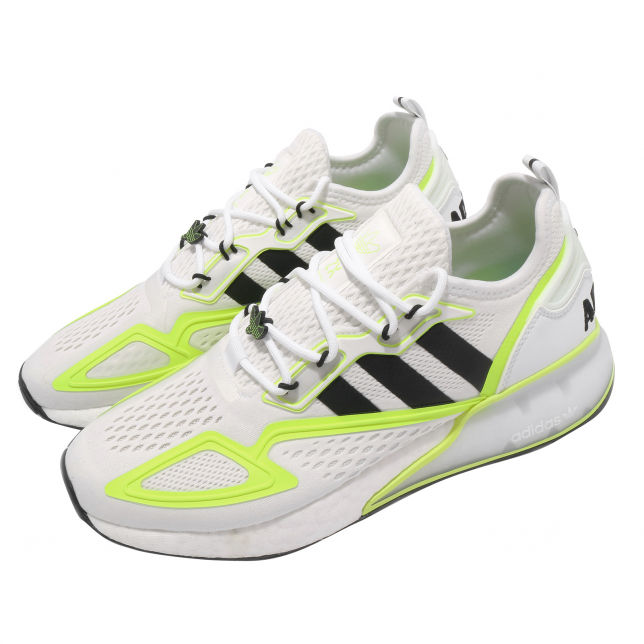 adidas ZX 2K Boost Footwear White Solar Yellow - May 2021 - GY2630
