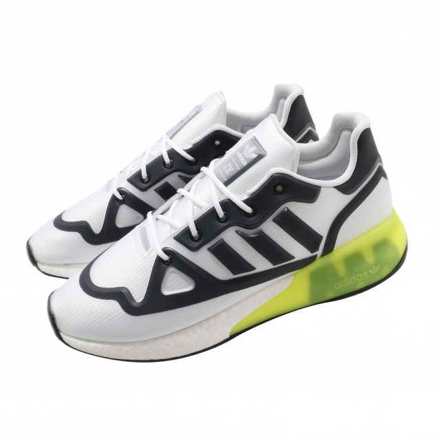 adidas ZX 2K Boost Futureshell Footwear White Acid Yellow