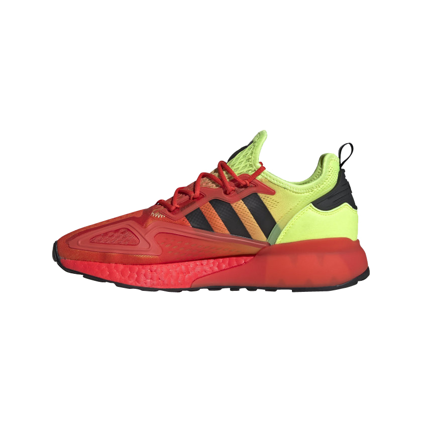adidas ZX 2K Boost Solar Yellow Hi Res Red FW0482