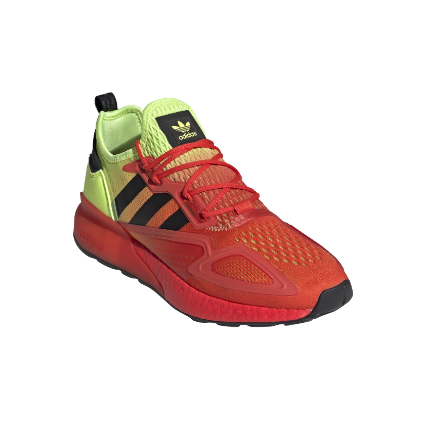 adidas ZX 2K Boost Solar Yellow Hi Res Red FW0482