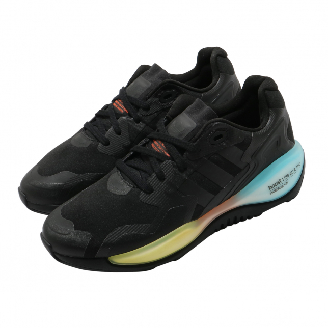 adidas ZX Alkyne Core Black Solar Orange FW4793 - KicksOnFire.com