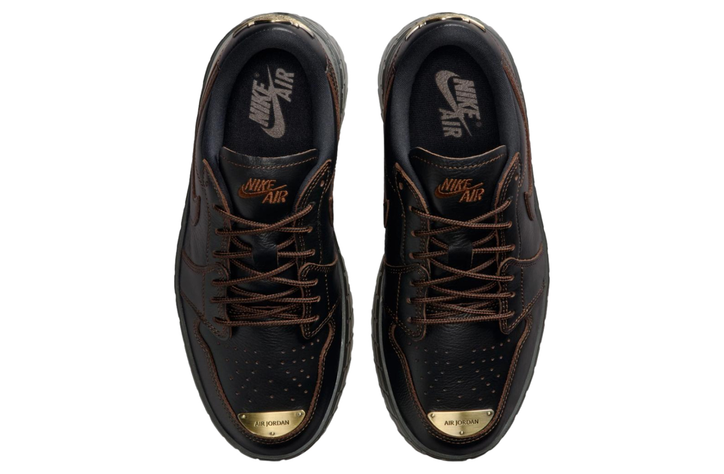 Air Jordan 1 Brooklyn Low Black / Cacao Wow - Sep 2025