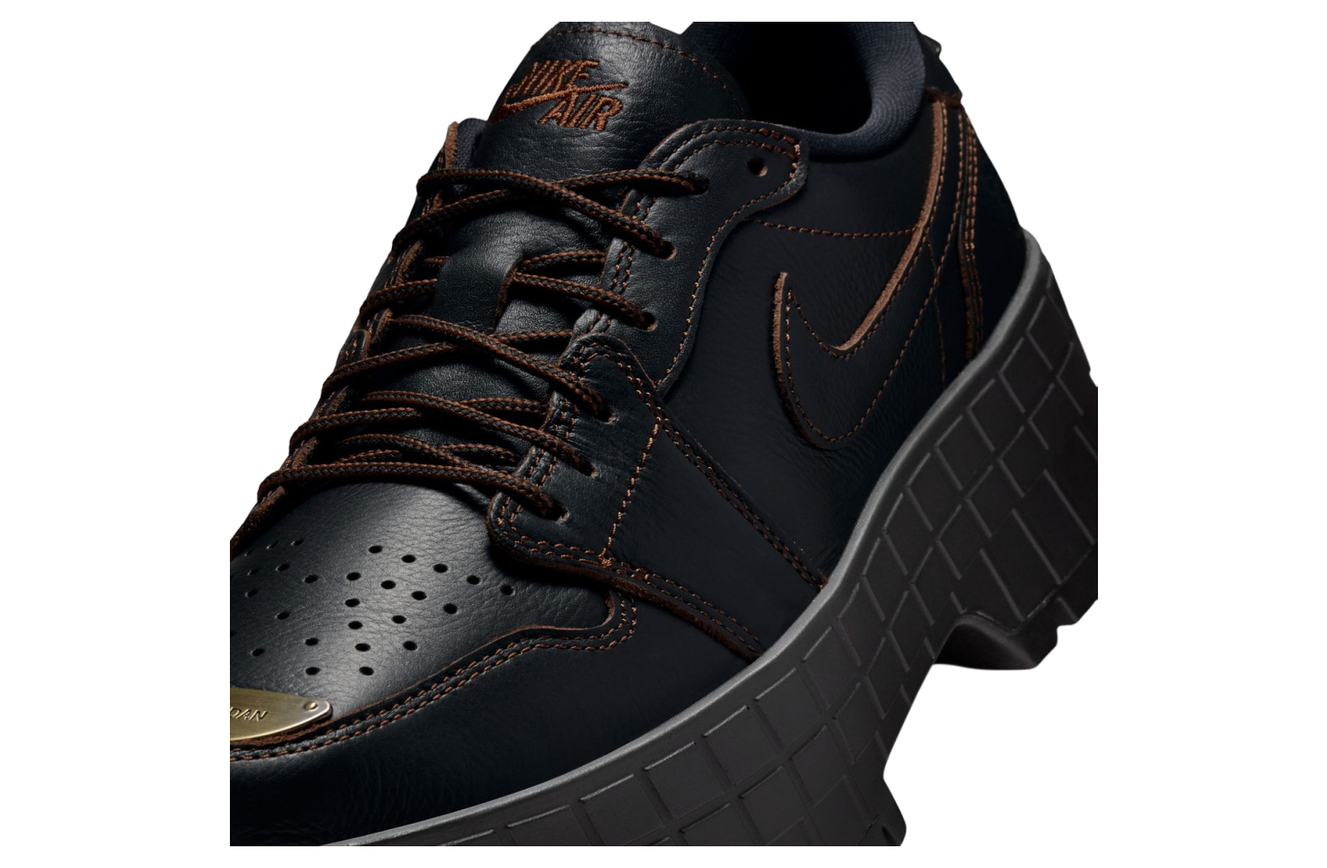 Air Jordan 1 Brooklyn Low Black / Cacao Wow - Sep 2025