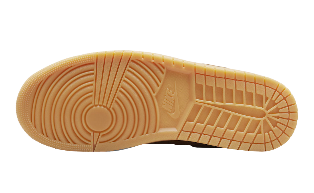 Air Jordan 1 Centre Court Brown Gum - Dec 2021 - DJ2756-200