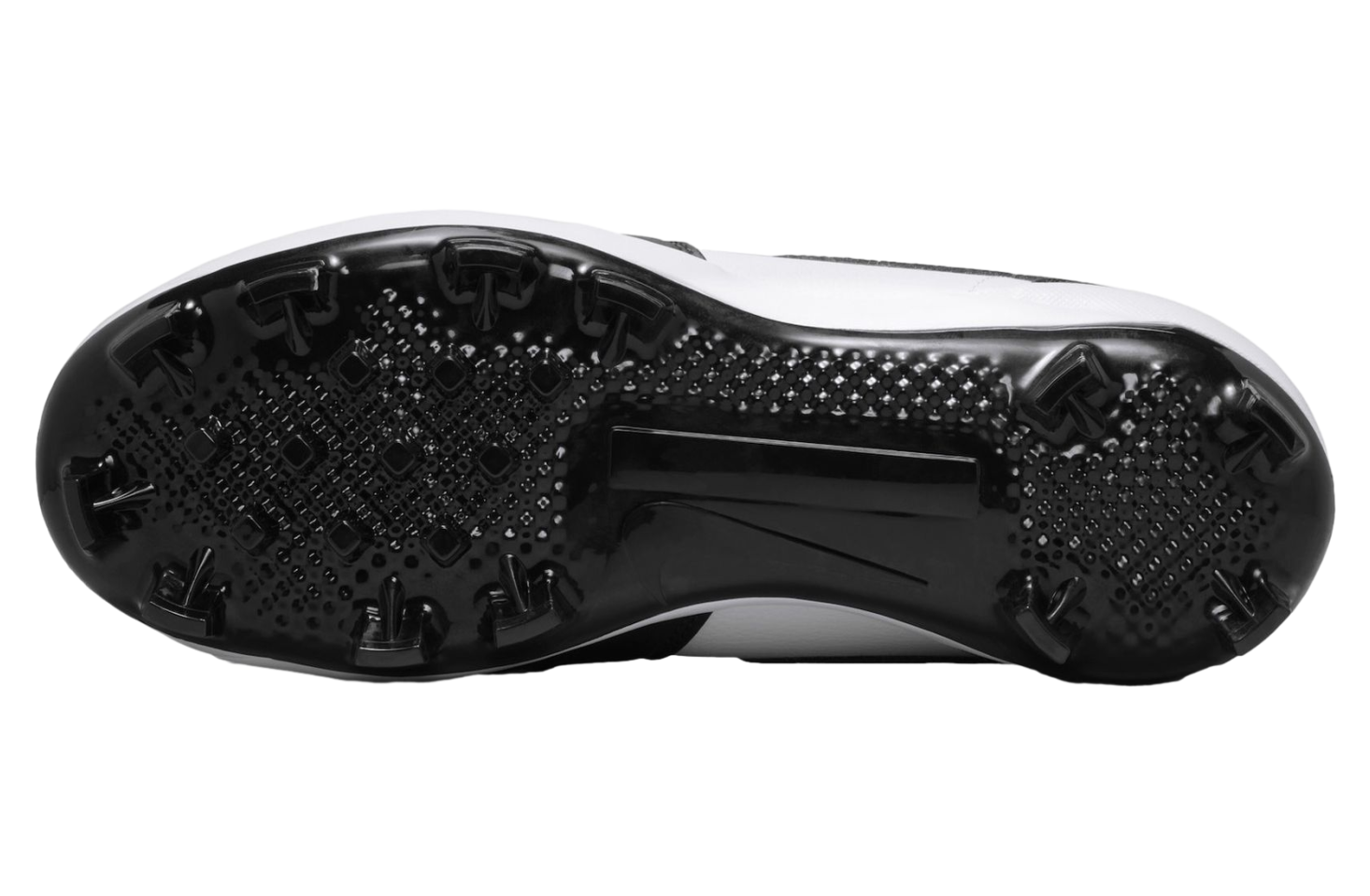 Air Jordan 1 Cleats Black / White / Black